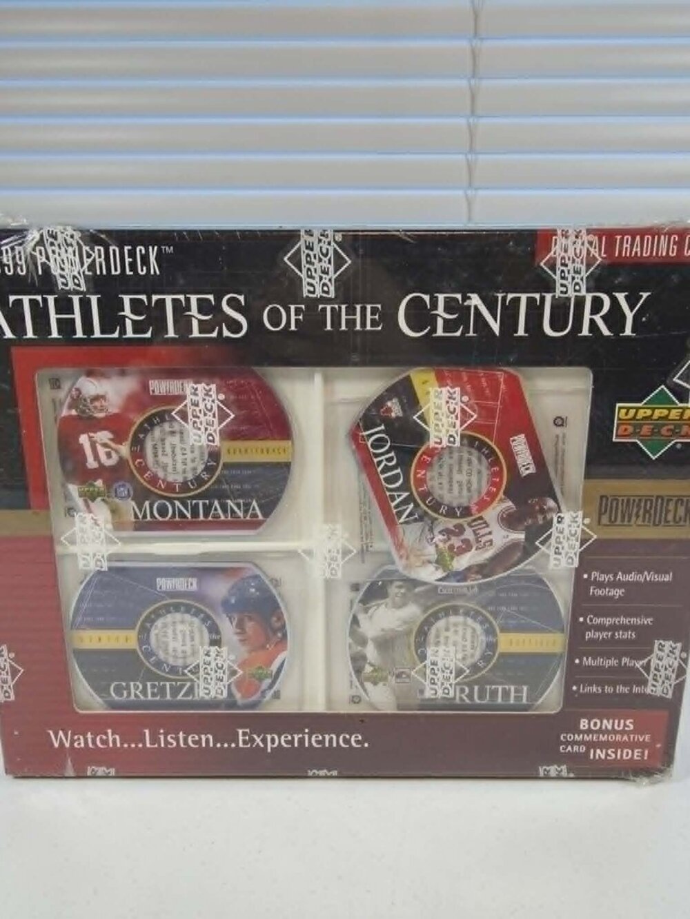 1999 POWERDECK ATHLETES OF THE CENTURY UPPER DECK MONTANA GRETZKY RUTH JORDAN
